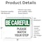 Signmission Safety Culture Sign, 3.5 in Height, 5 in Width, Vinyl Decal, Rectangle OS-2PACK-BC-D-35-L-10075 - alternate 4